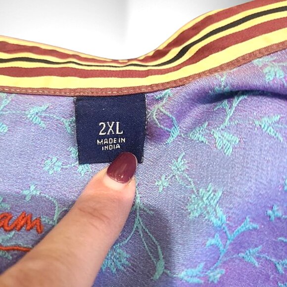 Robert Graham Multicolor Striped Button-Up Shirt – Size 2XL (Classic RG Style) - Picture 8 of 10